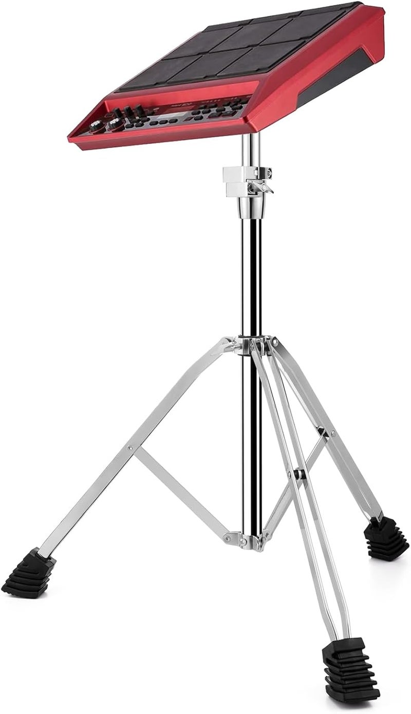 TENOUTEN Electronic Mounting Stand with Plate, Heavy Duty Double Braced Mounting Stand for Electronic Modules & Controller Multi Pads and Drum Pads - Image 5